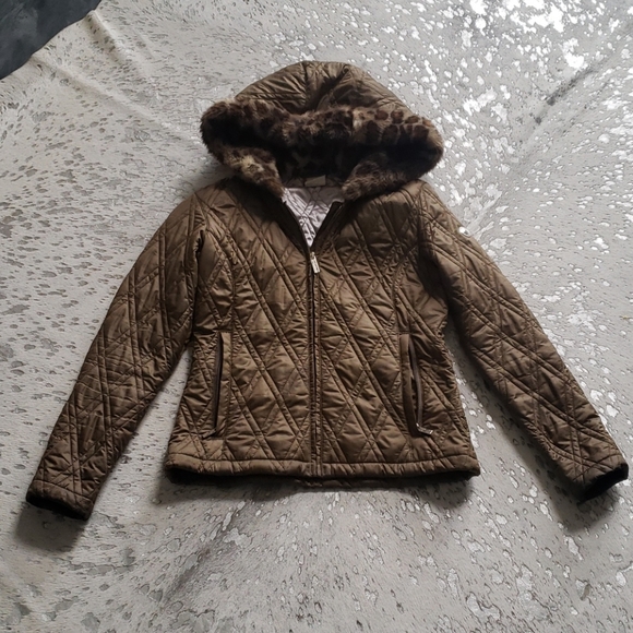 Spyder Jackets & Blazers - Spyder Quilted Full Zip Hooded Jacket Sz8